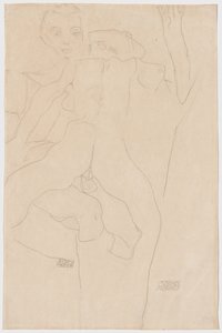 elskere Kærligt par, 1911 af Egon Schiele