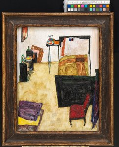 Min stue (Kunstnerens værelse i Neulengbach) af Egon Schiele