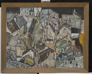 Mödling II af Egon Schiele