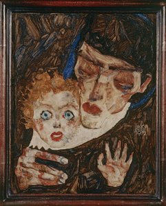 Mutter und Kind II, Mor og barn. II ... af Egon Schiele