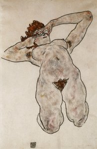 Nøgen liggende; Liggende nøgen, 1917