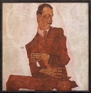 Portræt af Arthur Roessler af Egon Schiele