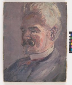 Portræt af Leopold Czihaczek af Egon Schiele