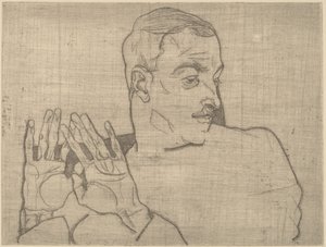 Portræt af Arthur Roessler af Egon Schiele