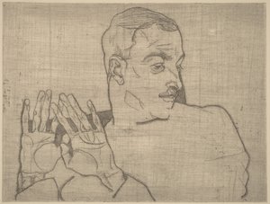 Portræt af Arthur Roessler af Egon Schiele