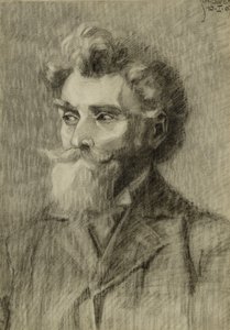 Portræt af Mennesket; Mannerportræt, 1907 af Egon Schiele