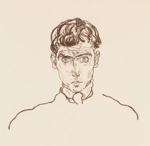 Portræt af Paris af Gutersloh, 1918. af Egon Schiele
