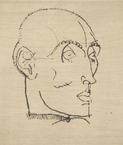 Portræt af en mand, 1914. af Egon Schiele