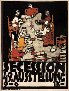Plakat for Wiener Secession 49. udstilling, 1918