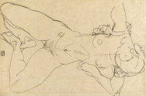 Liggende nøgen kvinde, 1914