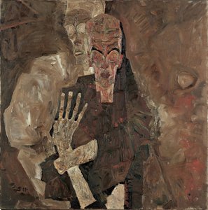 „Selvseer“ II („Død og mand“) af Egon Schiele