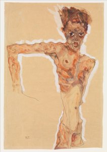 Selvportræt, 1911 af Egon Schiele
