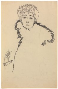 Serena Lederer, 1917 af Egon Schiele