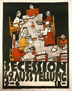 Plakat for løsrivelse af Egon Schiele