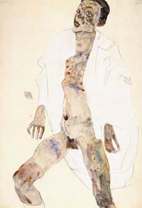 Stående mand af Egon Schiele