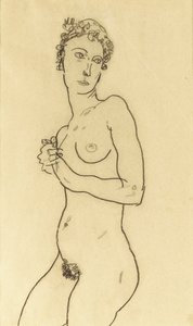 Stående nøgen, 1918