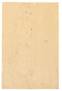 Stående kvinde, 1911 af Egon Schiele