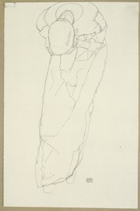 Munken, 1914 af Egon Schiele