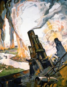 Propagandaplakat fra 1. verdenskrig af Egon Tschirch