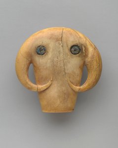 Amulet i form af et tyrehoved, ca. 3500-3100 f.Kr af Egyptian