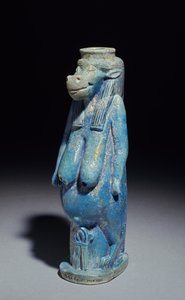 Taueret, flodhestegudinden, sandsynligvis sen periode, ca. 664-332 f.Kr. (fajance glaseret lertøj)