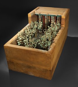 Model af en veranda og have fra Meketres grav, ca. 1981-1975 f.Kr. (træ, maling, kobber)