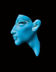 Indlæg af Akhenaten, New Kingdom, Amarna periode, cup.1353-1336 B.C. af Egyptian 13th Dynasty
