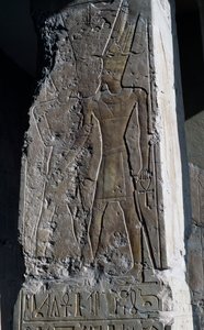 Basrelief, dronning Hatshepsuts gravtempel, Djeser-Djeseru (det allerhelligste), Deir el-Bahri, Luxor, Theben (UNESCO