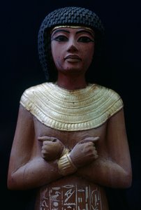 Begravelsesstatuette (Ushabti) af Egyptian 18th Dynasty