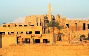 Det store Amon-tempel, østlig sektor, Karnak-tempelkomplekset, Luxor, Theben (Unescos verdensarvsliste) af Egyptian 18th Dynasty