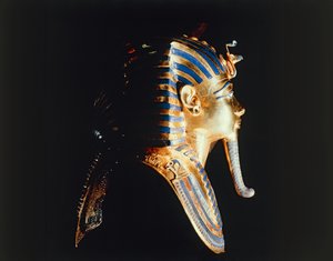 Portræt af farao Tutankhamon af Egyptian 18th Dynasty