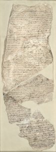 Sinuhe Ostracon, New Kingdom (kalksten) af Egyptian 18th Dynasty