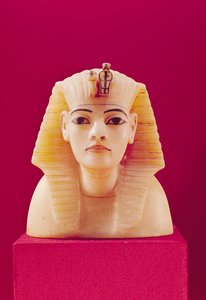 Stopper fra en af de baldakiner, fra Tutankhamons grav (ca. 1370-1352 f.Kr.) New Kingdom (alabaster)