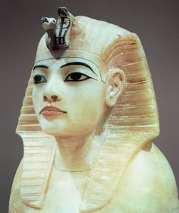 Stopper fra en af baldakinerne, fra Tutankhamons grav (ca. 1370-52 f.Kr.) New Kingdom (alabaster) (se også 391018)