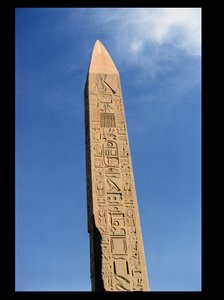 Obelisken af Tuthmosis I (1504-1492 f.Kr.) i Amuns Store Tempel, Karnak Temple, New Kingdom
