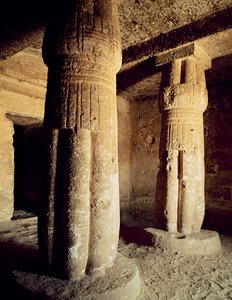 Udsigt over gravkapellet i Meryre, New Kingdom af Egyptian 18th Dynasty