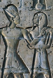 Basrelief forestillende en farao, Seti I