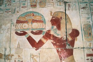Egypten, Abydos, farao Seti I