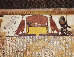 Egypten, Luxor, Oldtidens Theben, Queens-dalen, Nefertaris grav af Egyptian 19th Dynasty