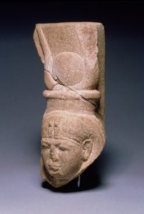 Leder af Hathor, fra Serabit-el-Khadim på Sinai-halvøen, New Kingdom, ca. 1279-1213 f.Kr. (kvartsit)