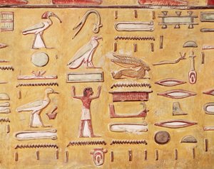 Hieroglyffer, fra Seti I
