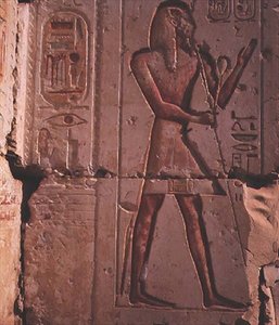 Farao, stenrelief fra Ramses II