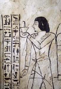 Billede af de dødes bog, Nakhtmins grav, Abusir, Egypten, Den egyptiske civilisation, Det Nye Rige, Dynasti XIX af Egyptian 19th Dynasty