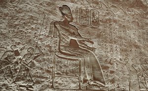 Det store tempel i Abu Simbel af Egyptian 19th Dynasty