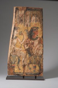 Sarkofagpanel, tredje mellemperiode (malet træ) (se også 234374)