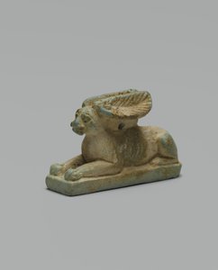 Amulet af en kanin (glaseret fajance) af Egyptian 26th Dynasty