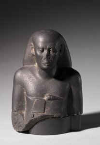 Buste af Ankh-Hor, sen periode, 525-404 f.Kr af Egyptian 27th Dynasty