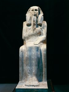 Statue af farao Gioser, fra Saqqara, dynasti III (foto)