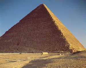 Den store pyramide i Khufu (ca. 2551-2528 f.Kr.) Det gamle kongerige
