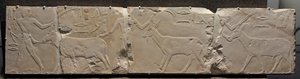 Relief af mænd, der bringer ørkendyr, ca. 2311-2281 f.Kr af Egyptian 6th Dynasty